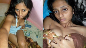 Indian wife Neha gives a footjob to her black partner