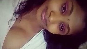 Indian girl with big breasts gets naughty on camera