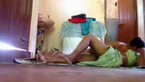 Filmed at home, Indian beauty indulges in passionate sex
