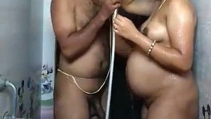 Pregnant bhabi gets fucked by old man in law