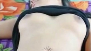 Desi bhabi pleasures herself with her fingers in this hot video