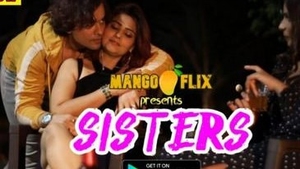 Paid sisters have hot sex on camera for Mowgli app