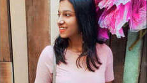 A Tamil girl from Malaysia shares her personal moments over a video chat