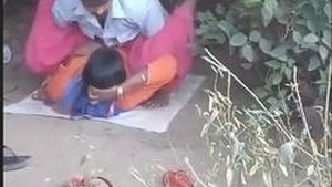 Local Desi woman gets wild in outdoor romp