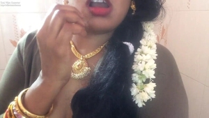 Tamil bhabhi pees in the bathroom