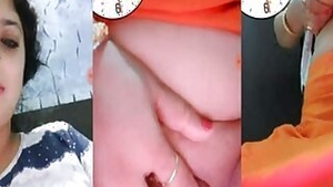 Cheating sweet Indian wife sex video call