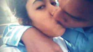 Indian College With her Lover