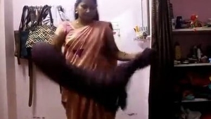 Naughty Indian village bhabi stripping and changing into sexy lingerie