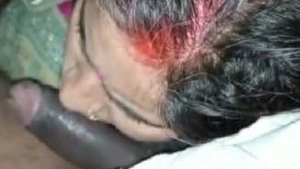 Desi wife gives a blowjob and teases her husband's cock in HD video