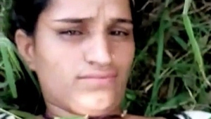 Mature village bhabhi gets fucked by a young boy outdoors