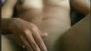 Cute girl moans during intense sex