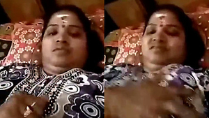 Aunty from Telugu region makes steamy video call