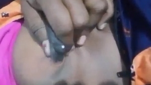 Bhabi's ample bosom being thoroughly nursed