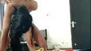 Slim babe gets hardcore anal pounding in MMS video