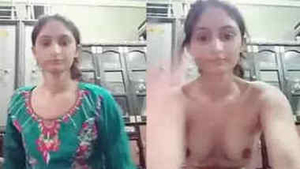 Watch a busty Indian babe in action in this XXX video