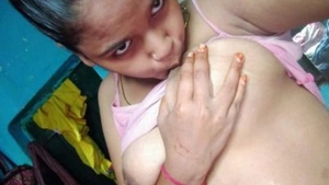 Priya, a charming Desi girl from a village, in a steamy video