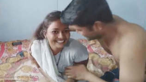 Indian hottie enjoys intimate moments with her lover