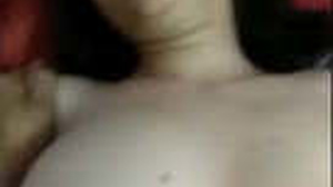 Young attractive woman vigorously penetrated in a heated video