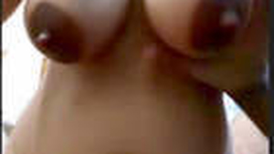 Aroused mature woman with large breasts receives intense penetration
