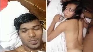 Exclusive Desi couple enjoys romantic hotel stay and intense sex