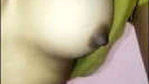 South Indian babe with perky boobs in solo video