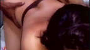 A South Asian wife enjoys doggy style sex