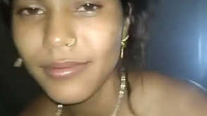 Desi wife gets on top of her husband in bed