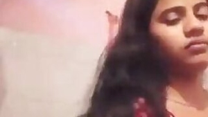 Desi girl undresses in front of webcam hoping to be a porn actress one day