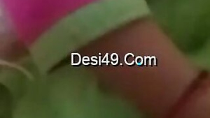 Indian housewife lets the husband film her vag in close up video