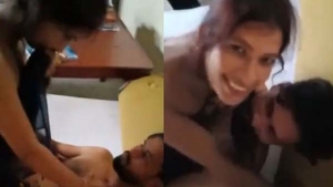Desi couple's Marathi MMS video of intense fucking