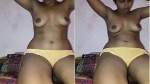Busty Sri Lankan wife flaunts her body in a sensual video