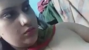 Mithu, a Bangladeshi girl, flaunts her breasts in a steamy video