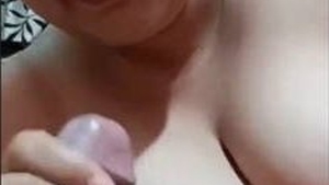 Voluptuous spouse in steamy video