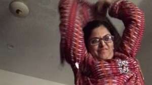 Bhabhi films herself nude and masturbates