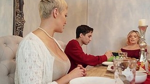 Ryan gets a brush job in a steamy video