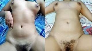 Desi Indian girl gets pleasured in steamy video