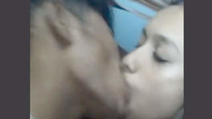 Indian sweethearts indulge in passionate kissing and enjoy themselves