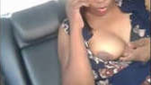 Big-boobed mom gets down and dirty with a driver