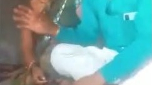Desi auntie and her daughter share intimate moments in video