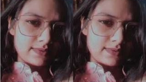 Indian girl flaunts her body in video call