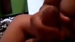 Porn of BIG BOOBs Aunty do handjob cum my Lund