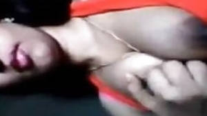 Sexy Bengali Bhabhi Showing Boobs To Lover
