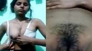 Desi woman takes off pants to masturbate in the amateur porn video