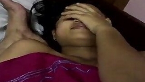 Amateur girl from Noida exposed by bf during home sex