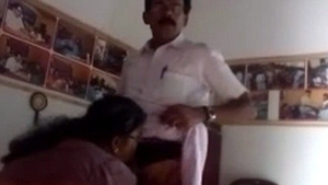 Mature coworkers indulge in forbidden pleasures