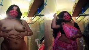 Arpita Budi soaps up and flaunts her nude body