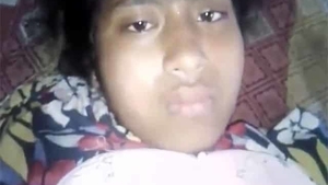 Bangla teen masturbates with a vibrator in steamy video