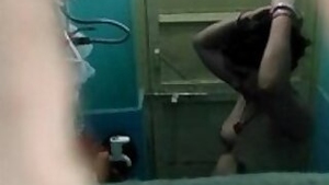 Beautiful Indian Bhabi Bathing Secretly Recorded By Debar