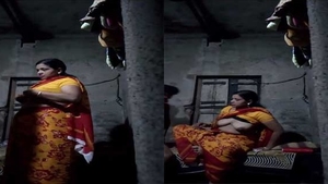 Dehati's secret sex with her cute husband