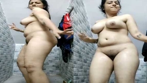 Watch a stunning Indian girl strip down and dance naked on camera